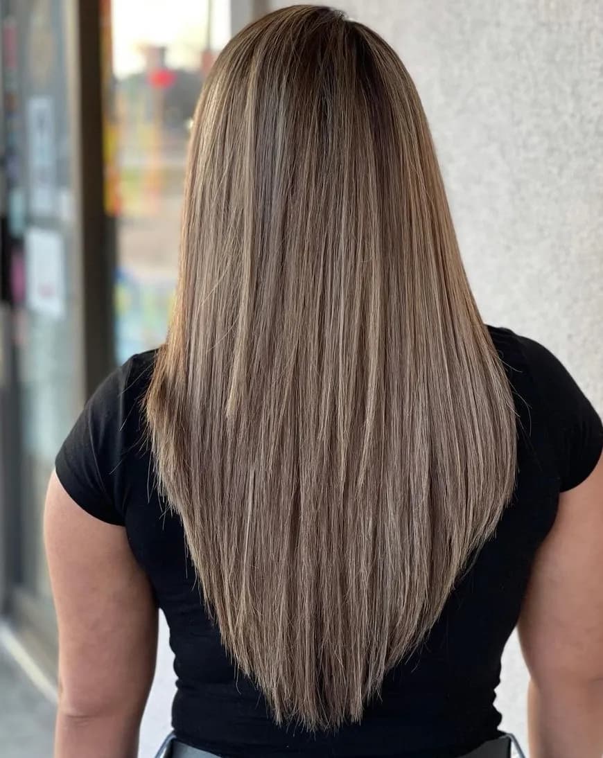 V Shape Hair Cut