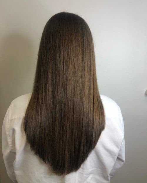 V Shape Hair Cut