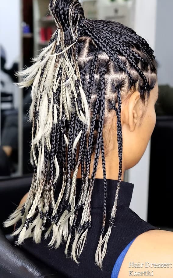 CORNROWS - LONG WITH OWN PRODUCT